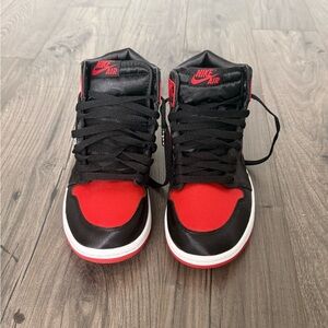 Red and black Jordan’s
